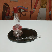 Load image into Gallery viewer, Collectable Egyptian  pyrex oil perfume bottle
