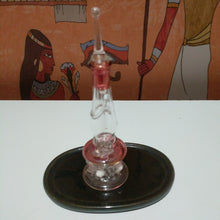 Load image into Gallery viewer, Collectable Egyptian  pyrex oil perfume bottle
