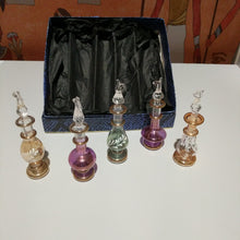 Load image into Gallery viewer, Collectable set of 5 oil perfume bottles
