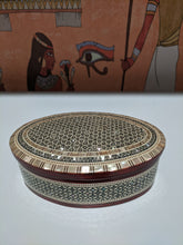 Load image into Gallery viewer, Egyptian collectable mother of pearl box
