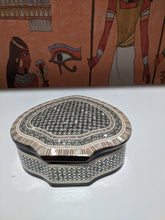 Load image into Gallery viewer, Egyptian collectable hand made Mother of pearl box
