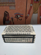 Load image into Gallery viewer, Egyptian collectable mother of pearl box
