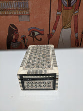 Load image into Gallery viewer, Egyptian collectable mother of pearl box
