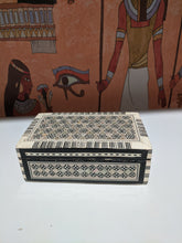 Load image into Gallery viewer, Egyptian collectable mother of pearl box
